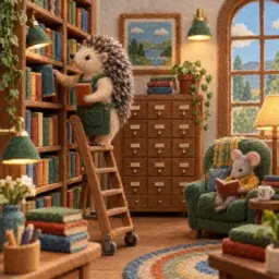 hedgehog librarian