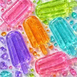 seven popsicles