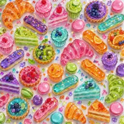 glass pastries