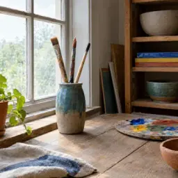 three brushes