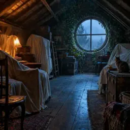 covered attic