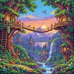 treehouse village