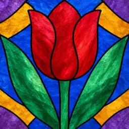 glass tulip