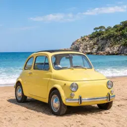 beach car
